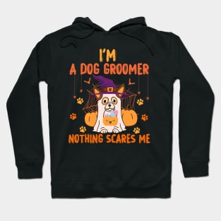 I'm A Dog Groomer Halloween Ghost Hoodie